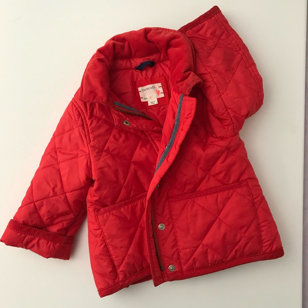 Cherry red Crewcuts for girls !